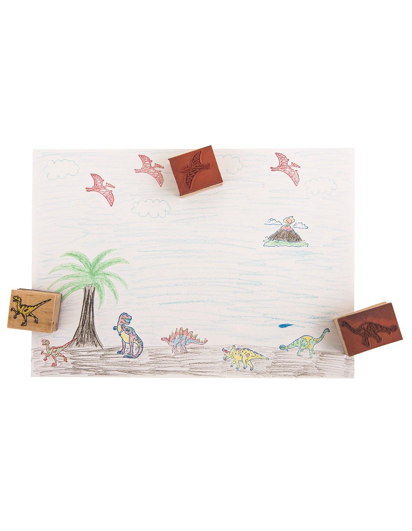 Melissa & Doug - Dinosaur Stamp Set - Baby Harbour