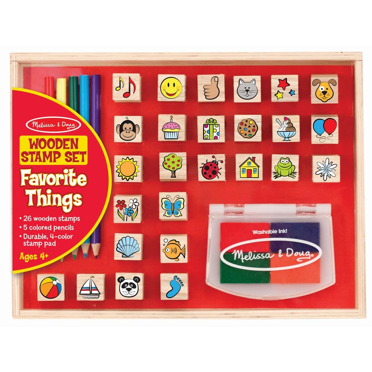 Melissa & Doug - Favorite Things Stamp Set - Baby Harbour