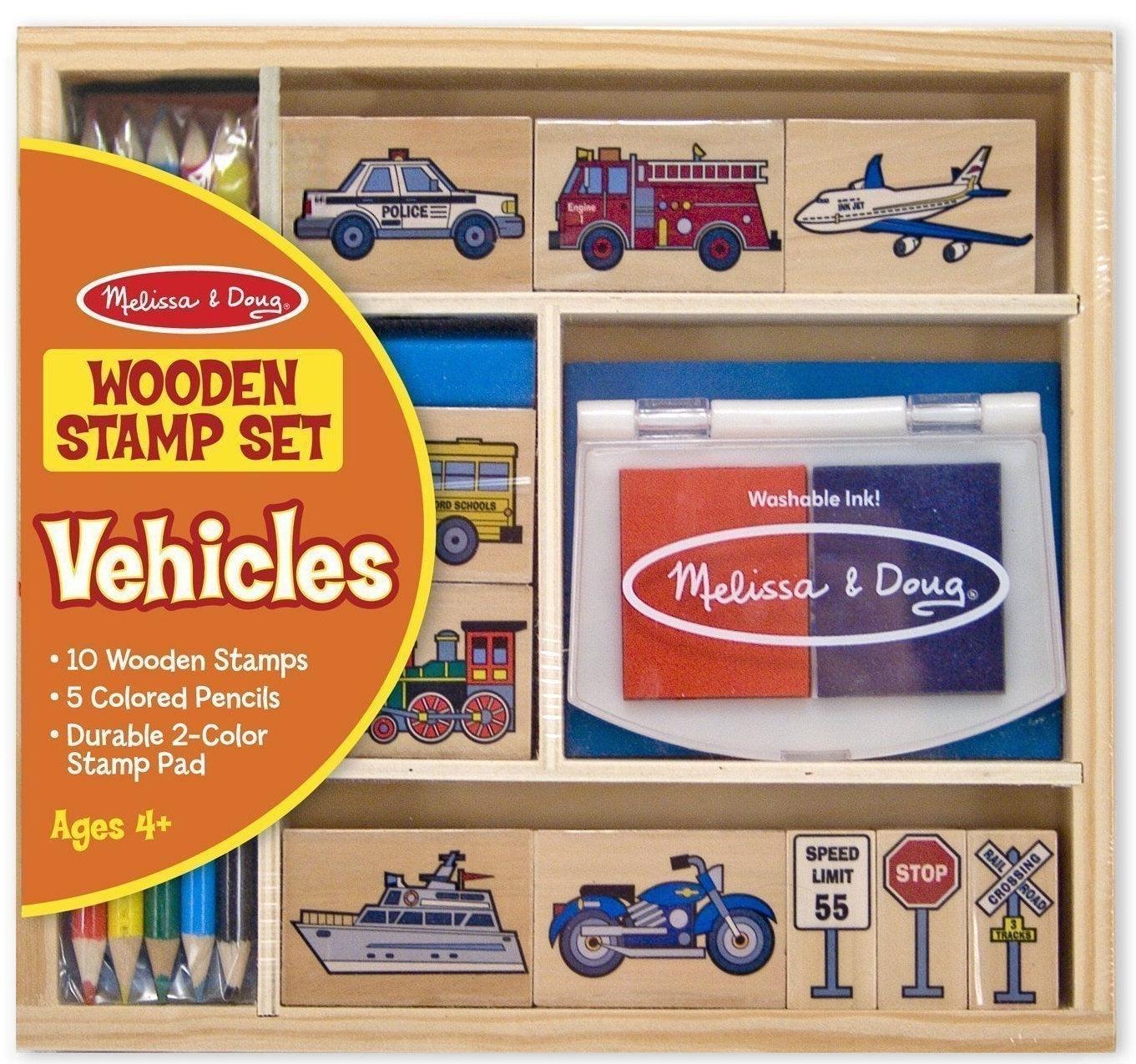 Melissa & Doug - Vehicle Stamp Set - Baby Harbour