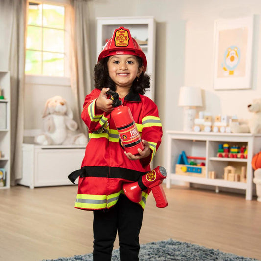 MELISSA DOUG - Fire Chief Role Play Costume Set - Baby Harbour