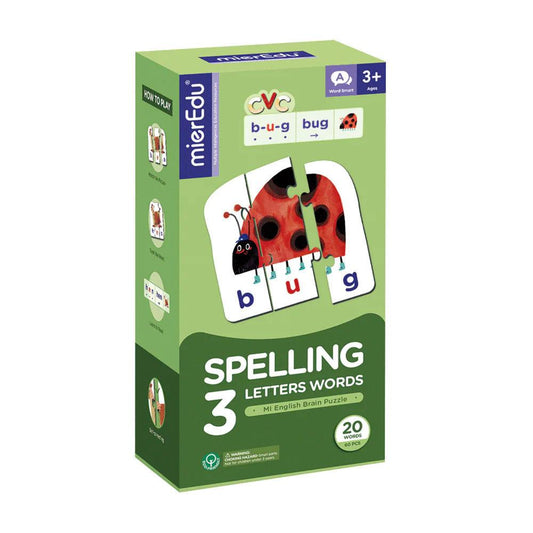 MierEdu - English Brain Spelling 3 Letters Words - Baby Harbour