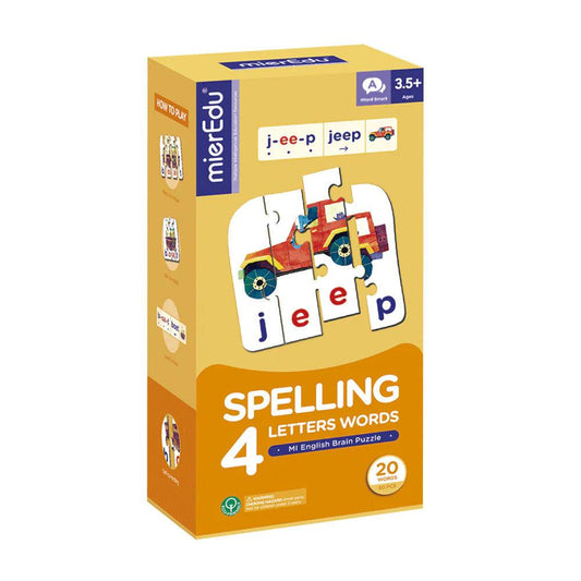 MierEdu - English Brain Spelling 4 Letters Words - Baby Harbour