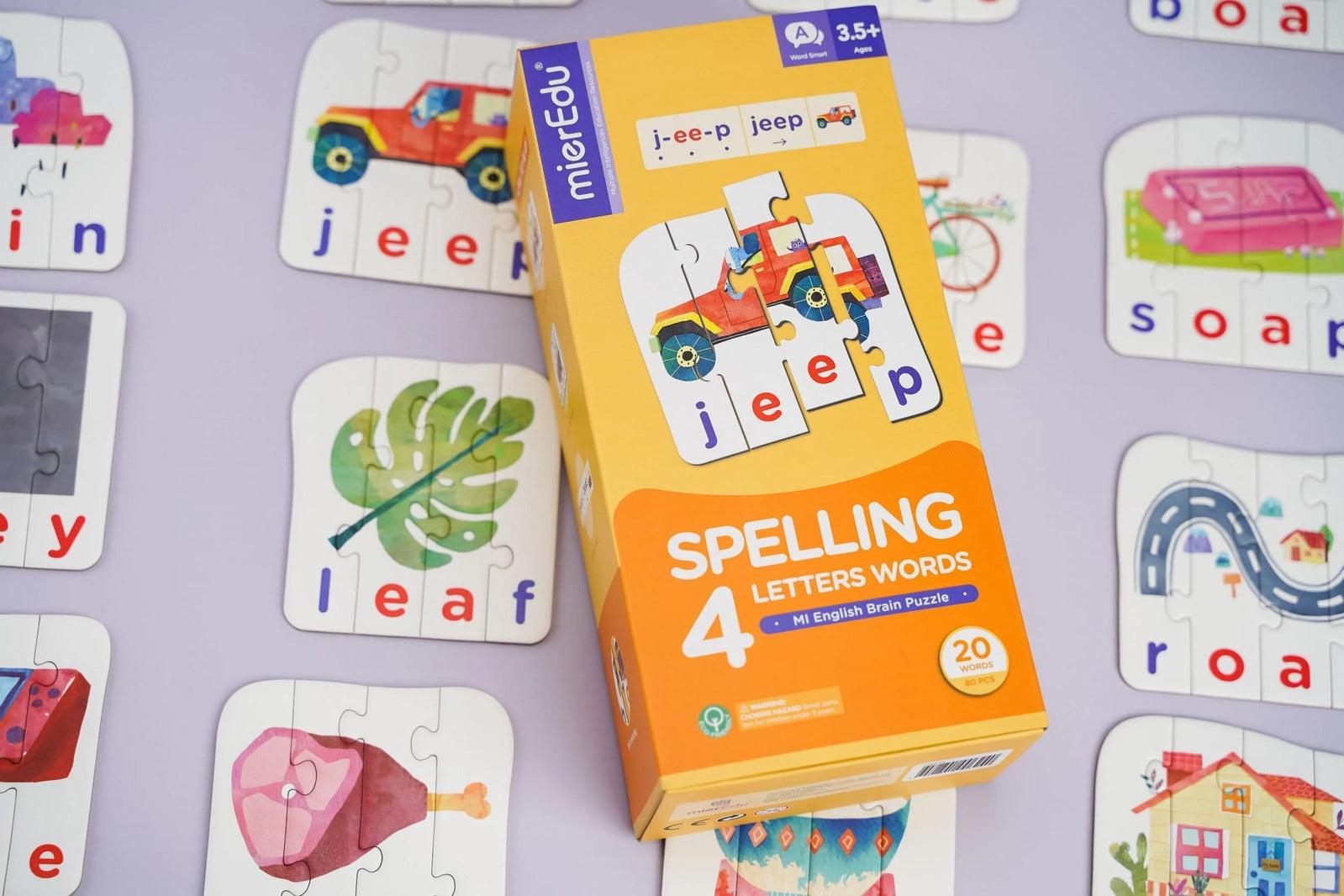 MierEdu - English Brain Spelling 4 Letters Words - Baby Harbour