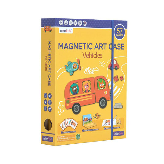 MierEdu - Magnetic Art Case Vehicles - Baby Harbour