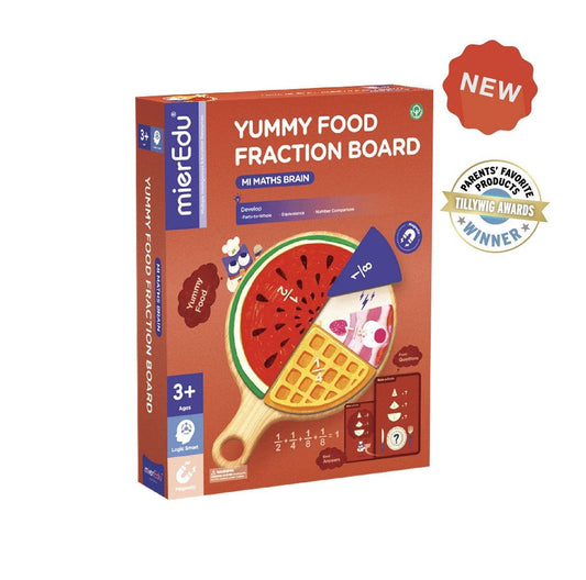 MierEdu - Yummy Food Fraction Board - Baby Harbour