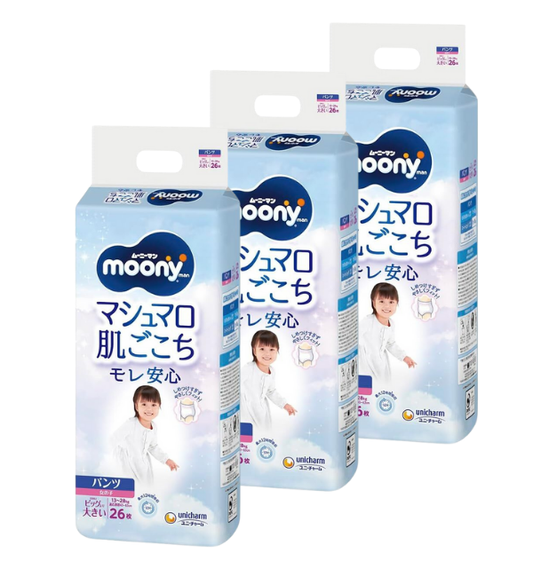 Moony - Pants Air Girl XXL 3Packs 78pcs (XXL26*3)