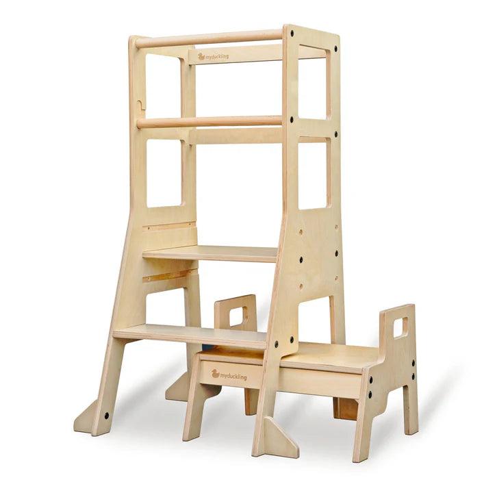 My Duckling JALA Deluxe Adjustable Learning Tower with stool - Baby Harbour