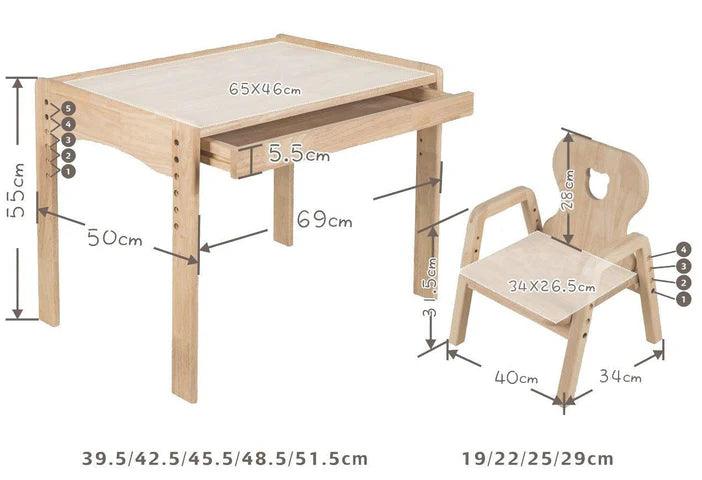 My Duckling KAYA Primary Adjustable Table and Chair Set - Baby Harbour