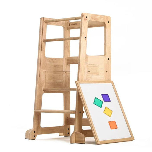 My Duckling LOLA Deluxe Solid Wood Adjustable Learning Tower - Baby Harbour