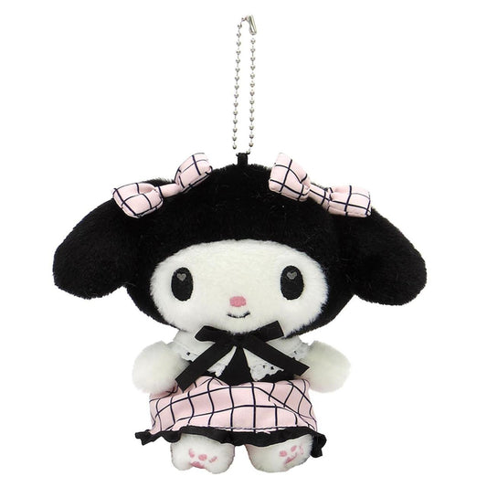 Sanrio Characters Black Graph Kuromi S Plush Keychain