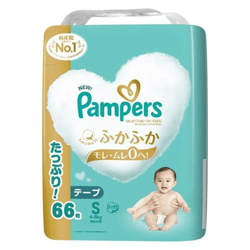 Pampers - Nappies S 4-8kg 66pcs - Baby Harbour