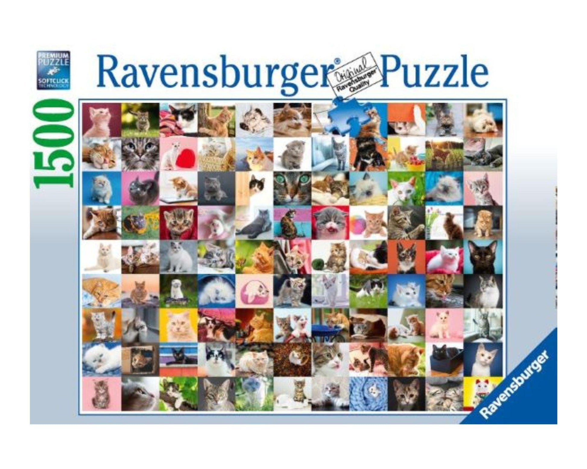 Ravensburger - 99 Cats Puzzle 1500pc - Baby Harbour