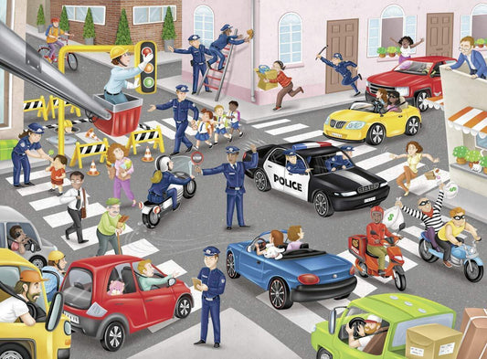 Ravensburger - Police on Patrol Puzzle 100pc - Baby Harbour