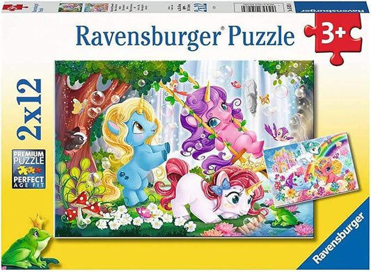 Ravensburger - Unicorns at Play 2x12pc - Baby Harbour