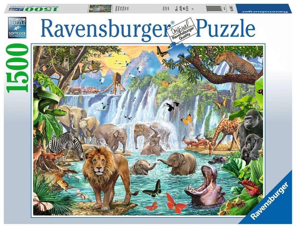 Ravensburger - Waterfall Safari Puzzle 1500pc - Baby Harbour