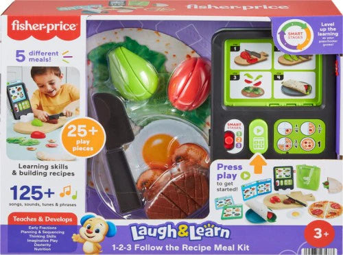 Fisher-Price - Laugh & Learn 1-2-3 Follow the Recipe Meal Kit