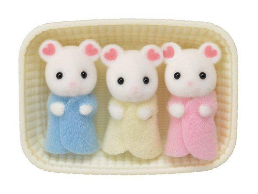 SF - Marshmallow Mouse Triplets - Baby Harbour