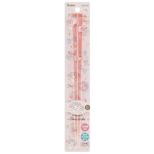 Skater Acrylic Chopsticks 21CM (Happy Girl) - Baby Harbour