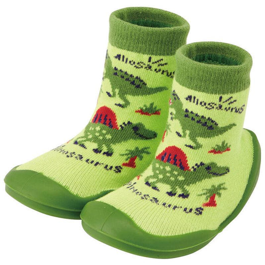 Skater - Anti-Slip Baby First Walking Sock Shoes Dinosaur - Baby Harbour