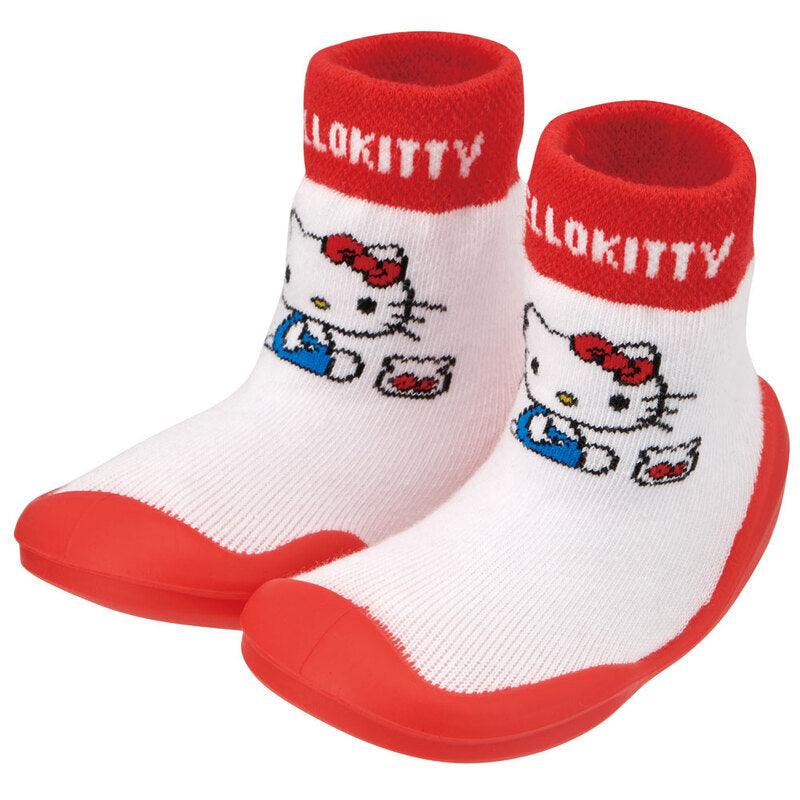 Skater - Anti-Slip Baby First Walking Sock Shoes Hello Kitty - Baby Harbour