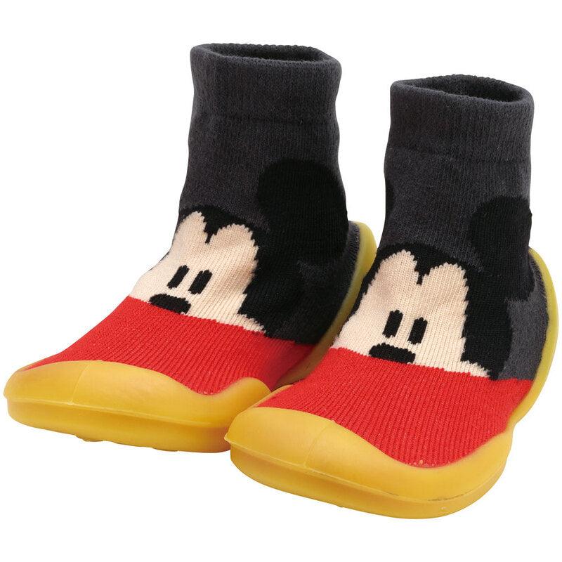 Skater - Anti-Slip Baby First Walking Sock Shoes Mickey Mouse - Baby Harbour