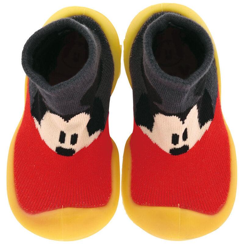 Skater - Anti-Slip Baby First Walking Sock Shoes Mickey Mouse - Baby Harbour