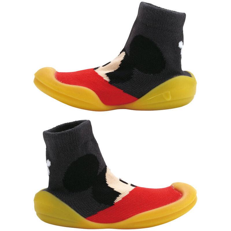 Skater - Anti-Slip Baby First Walking Sock Shoes Mickey Mouse - Baby Harbour