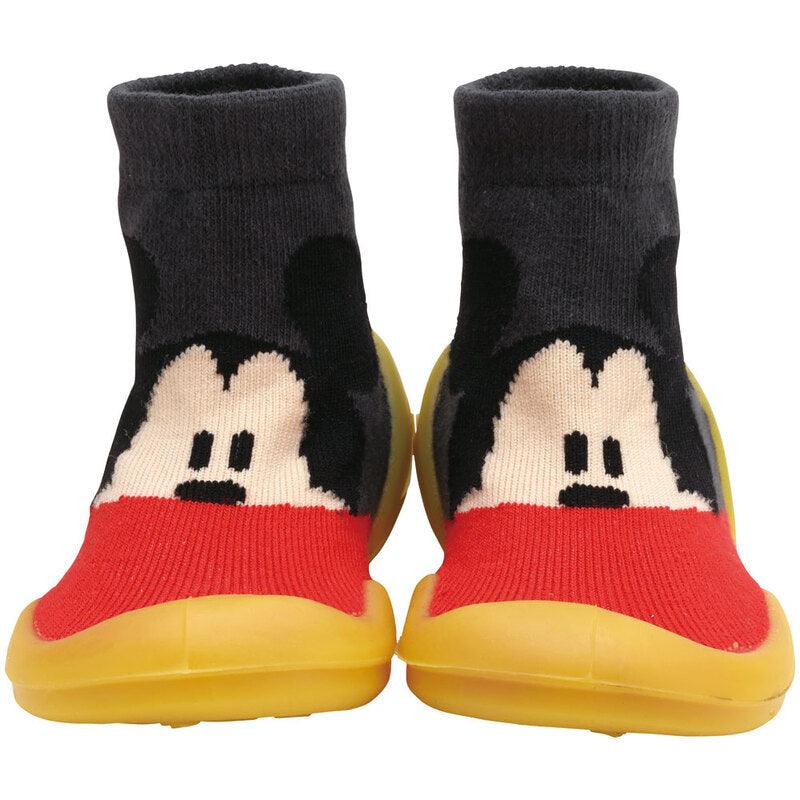 Skater - Anti-Slip Baby First Walking Sock Shoes Mickey Mouse - Baby Harbour