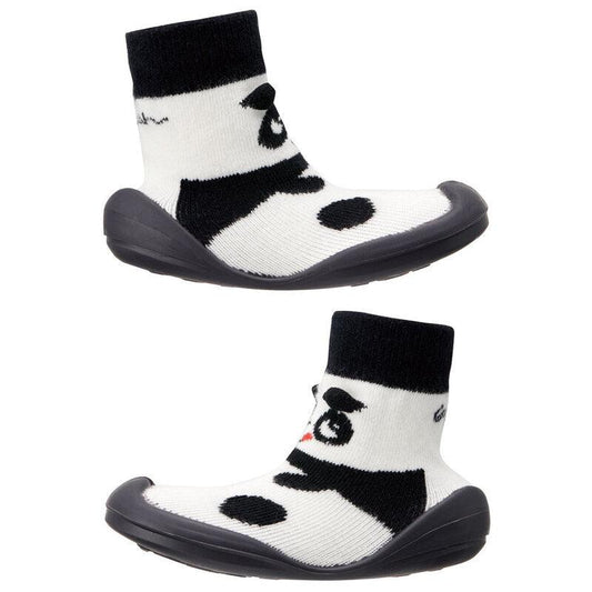 Skater - Anti-Slip Baby First Walking Sock Shoes Panda - Baby Harbour