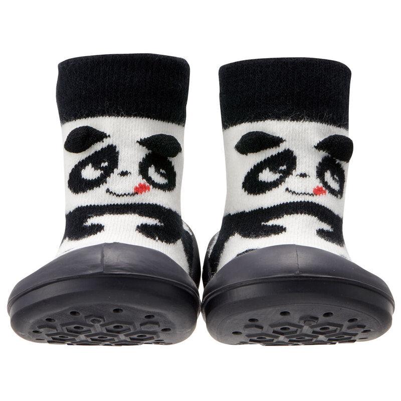 Skater - Anti-Slip Baby First Walking Sock Shoes Panda - Baby Harbour