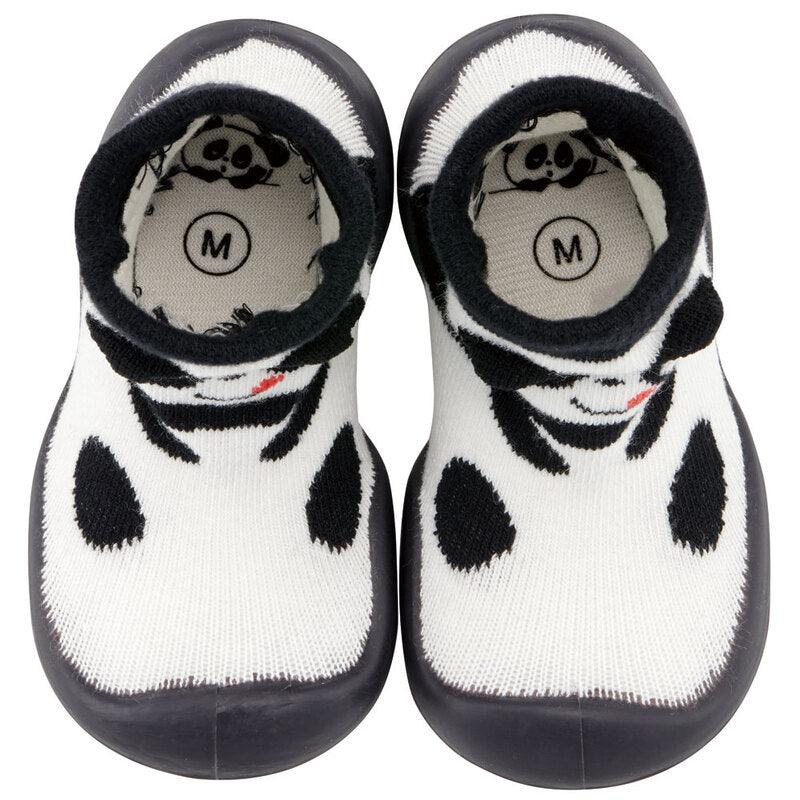 Skater - Anti-Slip Baby First Walking Sock Shoes Panda - Baby Harbour