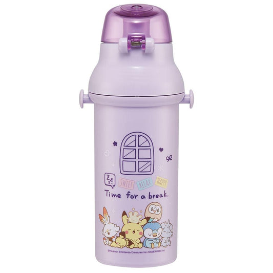 Skater - Antibacterial One-touch Water Bottle Pokemon 480ml - Baby Harbour