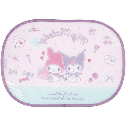 Skater - Car sunshade Kuromi and Melody - Baby Harbour