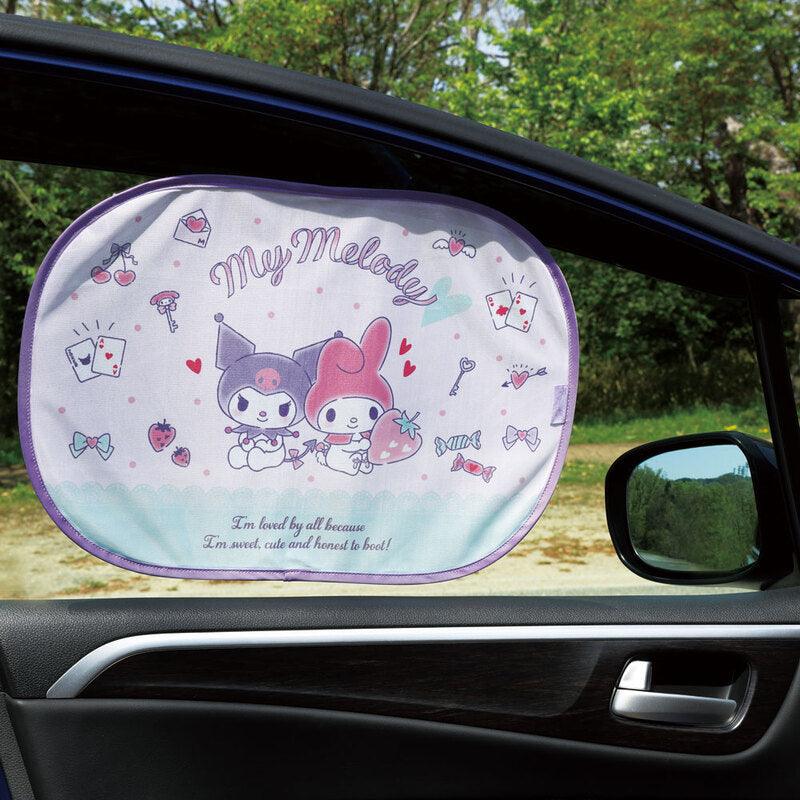 Skater - Car sunshade Kuromi and Melody - Baby Harbour