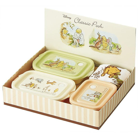 Skater - Food Storage Container 4Pcs Gift Set Winnie the Pooh - Baby Harbour