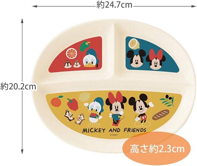 Skater - Kids Divided Plate Mickey&Friends - Baby Harbour