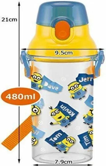 Skater - One-touch Direct Water Bottle Minions 480ml - Baby Harbour