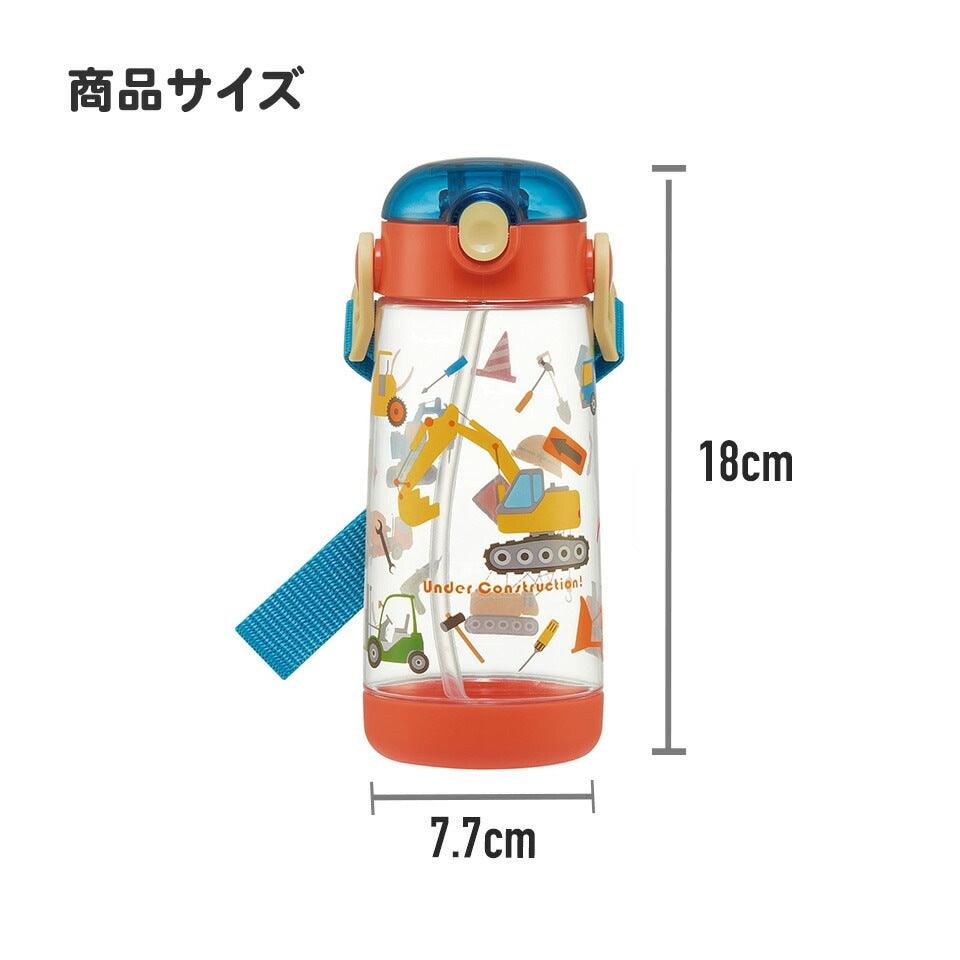 Skater - One-touch Straw Water Bottle Pretty Cure 480ml - Baby Harbour