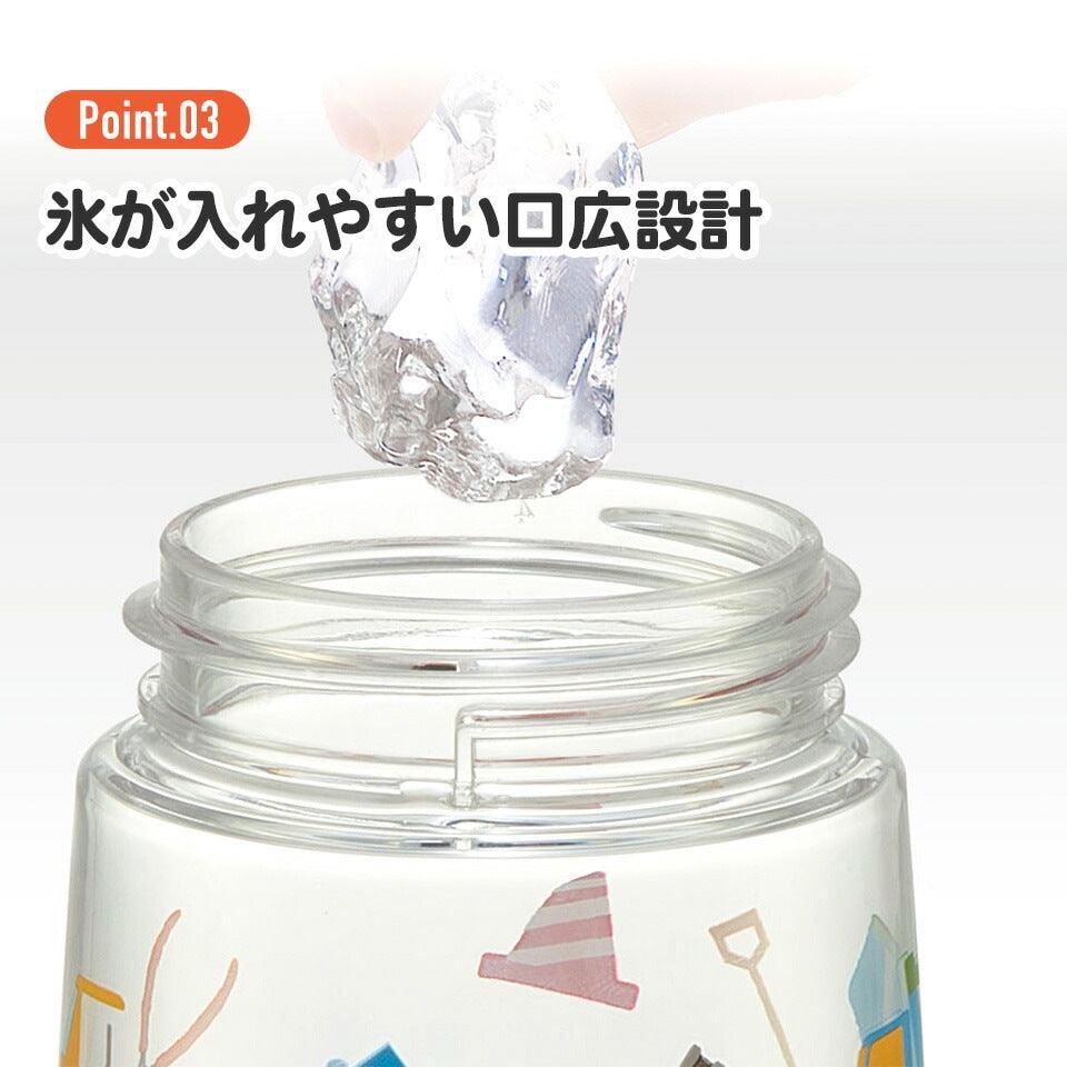 Skater - One-touch Straw Water Bottle Pretty Cure 480ml - Baby Harbour