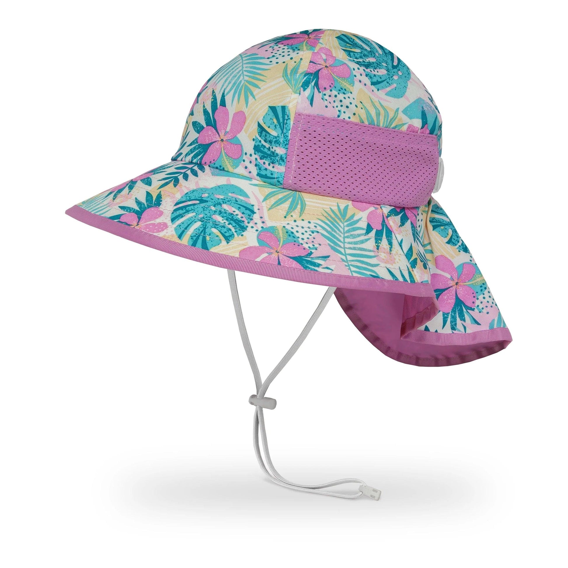 Sunday Afternoon - Adventure Hat Pink Tropical - Baby Harbour