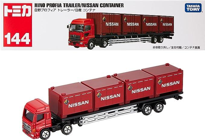 Takara Tomy Tomica - No.144 Hino Container Transport Truck - Baby Harbour