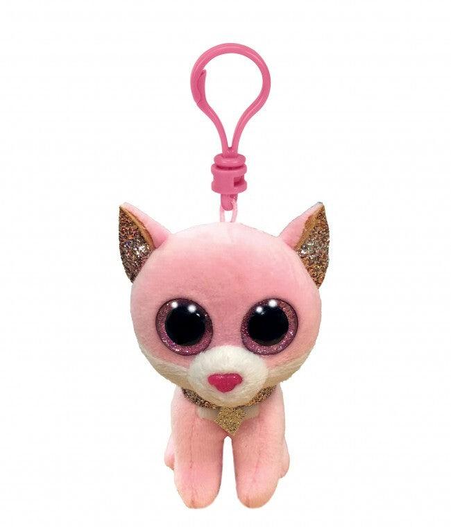 TY Beanie Boos FIONA - pink cat clip - Baby Harbour