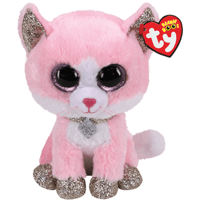 TY Beanie Boos FIONA - pink cat reg - Baby Harbour