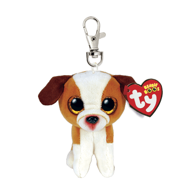 TY Beanie Boos HUGO - brown/white dog clip - Baby Harbour