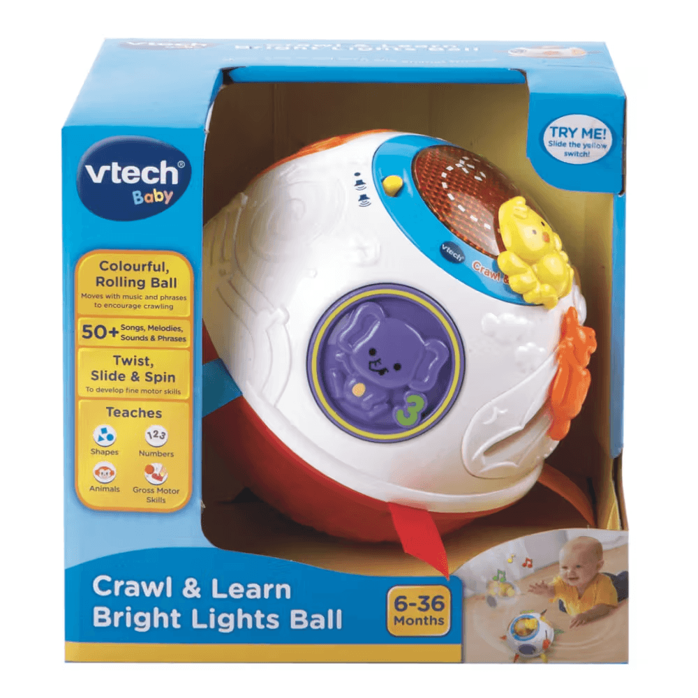 Vtech - Baby Crawl & Learn Bright Lights Ball - Baby Harbour