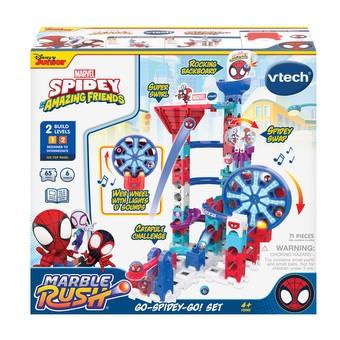 Vtech - Spidey and His Amazing Friends Marble Rush Go-Spidey-Go! Set - Baby Harbour