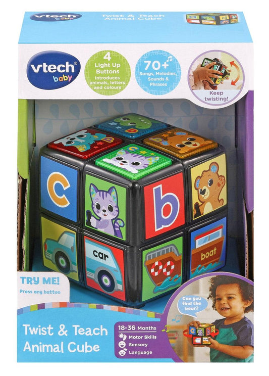 Vtech - Twist & Teach Animal Cube - Baby Harbour