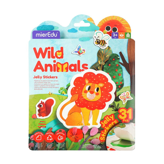 mierEdu - Jelly Stickers - Wild Animals