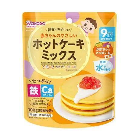 Wakodo Baby Pumpkin & Sweet Potato Pancake 100g 9M+ - Baby Harbour