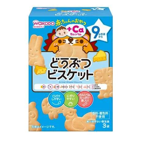 Wakodo - Baby Snacks Animal-Shaped Biscuits 9M+ - Baby Harbour